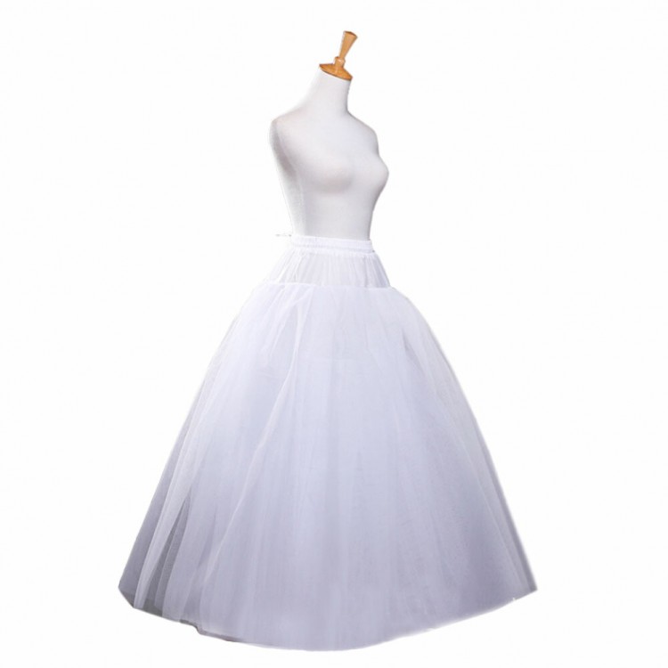 レディース パニエ ウェディングドレス用 コスプレ メイド用ボリューム ワイヤーなしパニエ 4層 レース 演奏会 発表会 結婚式