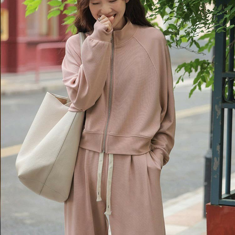 ジャージ 上下セット レディース セットアップ 抜け感 おしゃれ スウェット 2点セット 体型カバー 春 秋 ルームウェア 部屋着 長袖 トレーニングウェア ジョギング 体操 運動着 ヨガ