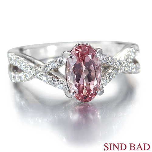 インペリアルトパーズ 指輪 プラチナ 11月 誕生石 1.303ct【インペリアルトパーズ リング】1ct up 1カラット アップのサムネイル