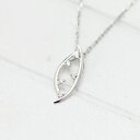 ネックレス レディース ペンダント K18WG ダイヤモンド ホワイトゴールド 葉 リーフ クリスマス ジュエリー