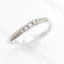 プラチナ 【～5/7 10:00 5%OFFクーポンあり】 結婚指輪 PT100 (プラチナ10％) レディース リング ダイヤ 0.05ct ラインリング マリッジリング 短納期 プレゼント クリスマス 彼女