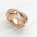 結婚指輪 ペアリング K18PG ダイヤモンド ピンクゴールド マリッジリング ハート クリスマス 彼女