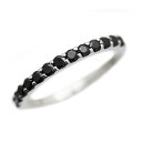 結婚指輪 プラチナ PT900 メンズリング 指輪 リング ハーフエタニティ ブラックダイヤモンド 0.50ct ダイヤリング マリッジリング サイズ0.5刻み...