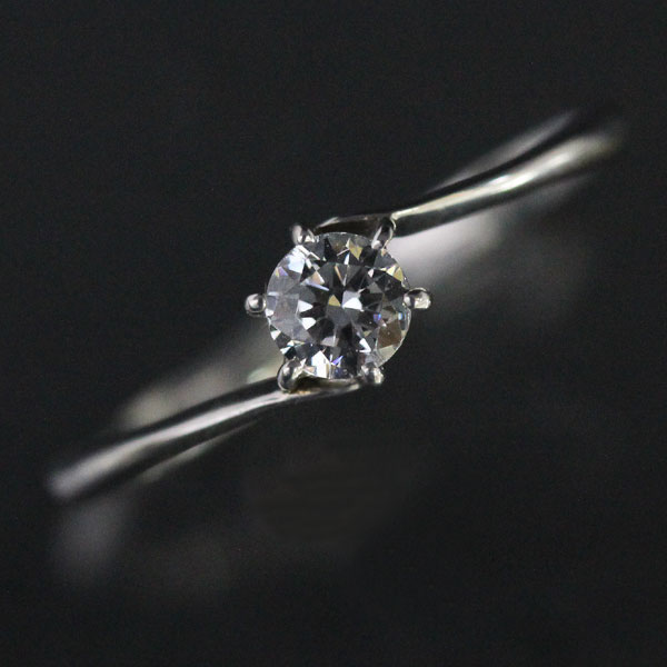 婚約指輪 プラチナリング ティファニー爪 ダイヤモンド 0.2ct以上 VVS1 エクセレント PT900（Pt90％） エンゲージリング