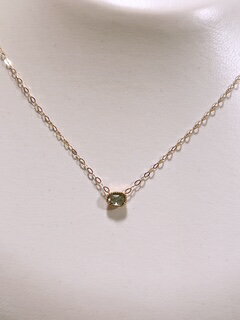 ◆送料無料◆et　toi（エトワ）K18・ブルートパーズ　プチネックレス【楽ギフ_包装】【楽ギフ_のし】【楽..