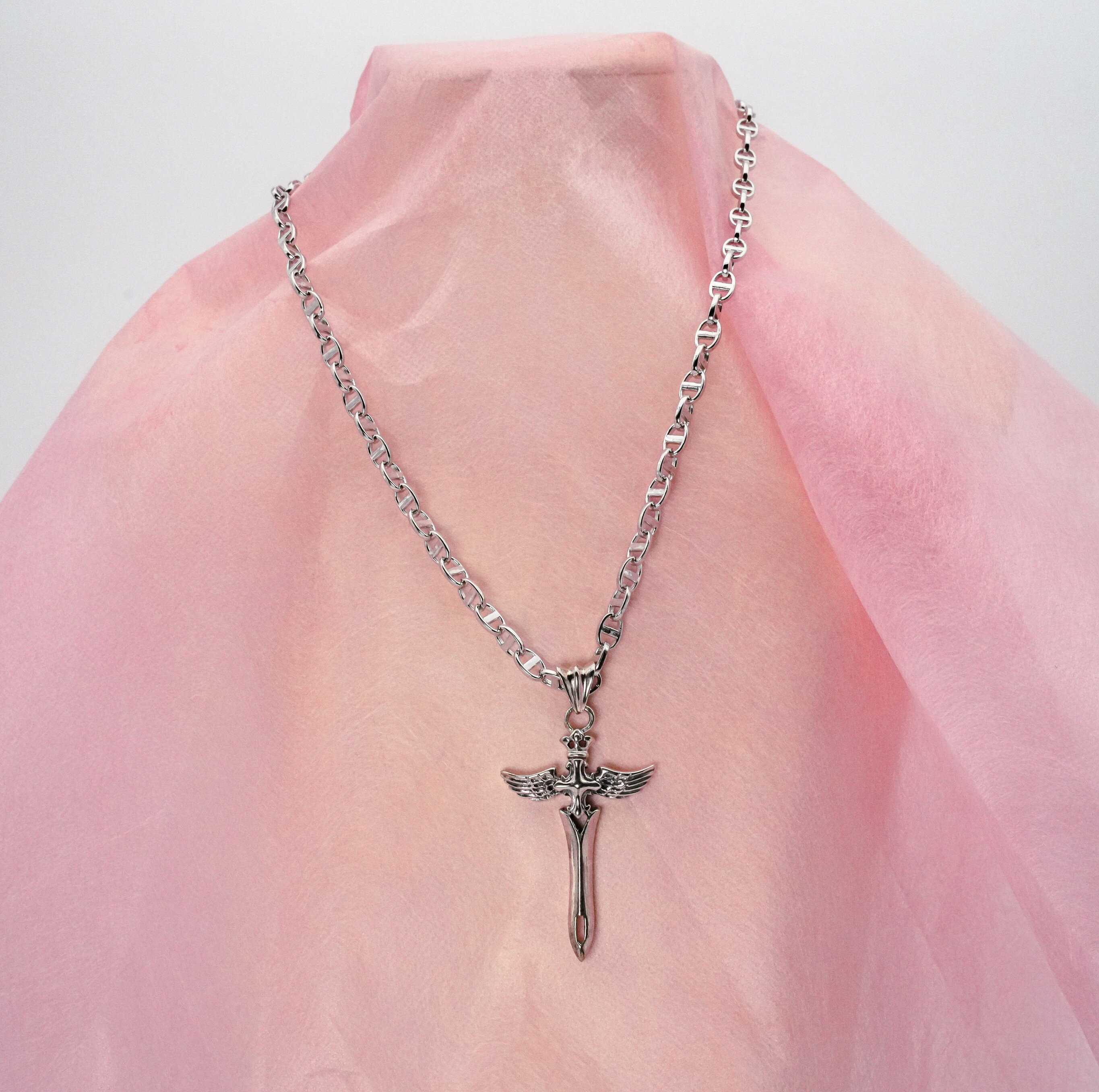 ネックレスチェーン S925　シルバー 50cm (JR-OP-0111)