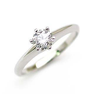Pt ダイヤモンドデザインリング(婚約指輪・エンゲージリング) ソリティア 一粒 【楽ギフ_包装】 末広 【今だけ代引手数料無料】