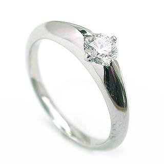 Pt ダイヤモンドデザインリング(婚約指輪・エンゲージリング) ソリティア 一粒 【楽ギフ_包装】【DEAL】 末広 【今だけ代引手数料無料】