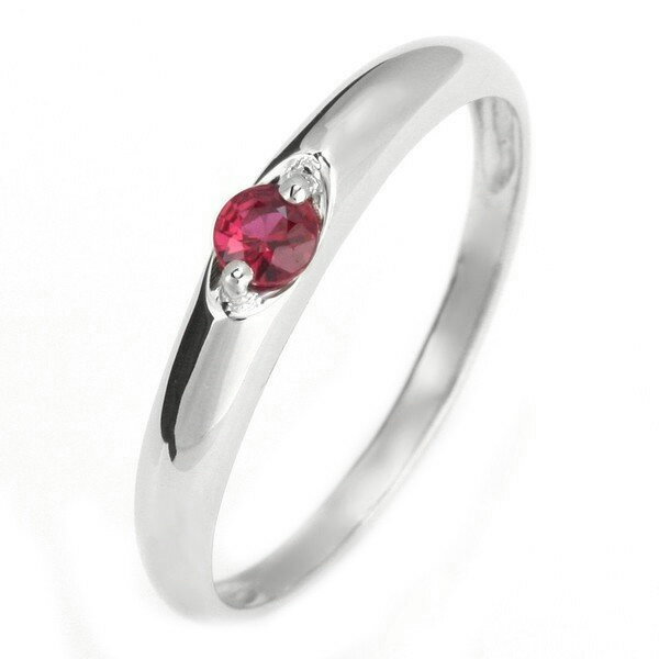 婚約指輪 エンゲージリング プラチナ リング ルビー 7月 誕生石【楽ギフ_包装】【DEAL】 末広 【今だけ代引手数料無料】