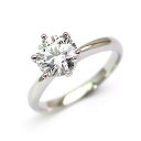 エンゲージリング ダイヤモンドリング 1カラット 1ct プラチナリング 一粒 大粒 結婚記念 結婚10周年 サプライズ ギフト プレゼント 退職記念 鑑定書付...