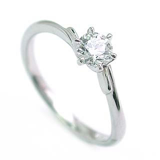Pt ダイヤモンドデザインリング(婚約指輪・エンゲージリング) ソリティア 一粒 【楽ギフ_包装】【DEAL】 末広 【今だけ代引手数料無料】