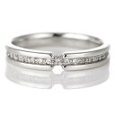 結婚指輪 マリッジリング ダイヤモンド プラチナ リング 人気 ペアリング プレゼント 刻印無料 メンズ レディース スイートマリッジ【楽ギフ_包装】 末広 【...