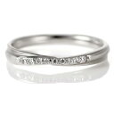 結婚指輪 マリッジリング ダイヤモンド プラチナ リング 人気 ペアリング プレゼント 刻印無料 メンズ レディース スイートマリッジ【楽ギフ_包装】 末広 【...