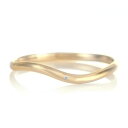結婚指輪 マリッジリング 18金 ゴールド つや消し マット 甲丸 ウエーブ 天然石 ムーンストーン【楽ギフ_包装】 末広 【今だけ代引手数料無料】