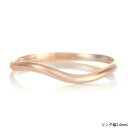 結婚指輪 マリッジリング 18金 ピンクゴールド つや消し マット 甲丸 ウエーブ レディース【楽ギフ_包装】 末広 【今だけ代引手数料無料】