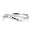 結婚指輪 マリッジリング プラチナ 甲丸 ウエーブ 天然石 アクアマリン【楽ギフ_包装】 末広 【今だけ代引手数料無料】