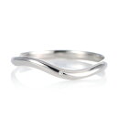 結婚指輪 マリッジリング プラチナ 甲丸 ウエーブ 天然石 ダイヤモンド【楽ギフ_包装】 末広 【今だけ代引手数料無料】