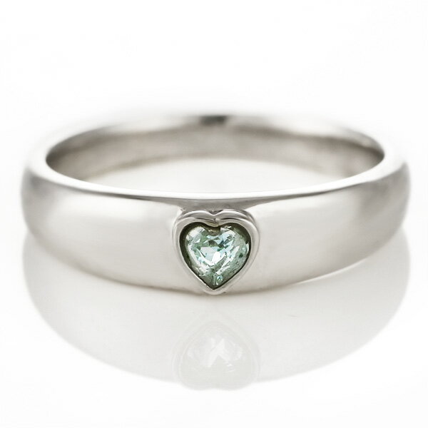 ( 3月誕生石 ) Pt アクアマリンペアリング【楽ギフ_包装】 末広 【今だけ代引手数料無料】