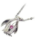 10月誕生石 ピンクトルマリン シルバー ピンクトルマリンペンダントネックレス(ペンギンモチーフ)【楽ギフ_包装】【DEAL】 末広 【今だけ代引手数料無料】(4)