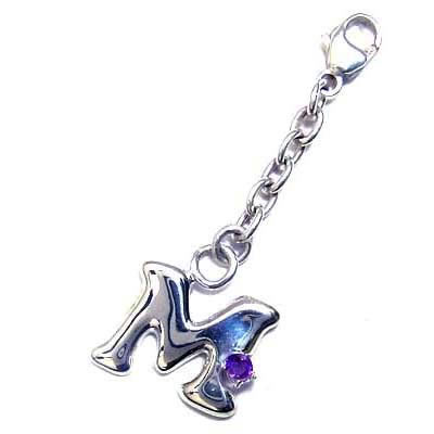 アメジスト チャーム イニシャル 「M」イニシャルモチーフ( 2月誕生石 ) アメジストチャームトップ ホルダーCanCam掲載【楽ギフ_包装】 末広 【今だけ代引手数料無料】 アメジスト チャーム イニシャル 「M」イニシャルモチーフ( 2月誕生石 ) アメジストチャームトップ ホルダーCanCam掲載【楽ギフ_包装】 末広 【今だけ代引手数料無料】