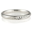 結婚指輪 プラチナ マリッジリング ダイヤモンド レディース【楽ギフ_包装】 末広 【今だけ代引手数料無料】