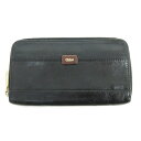 chloe(クロエ) ラウンドファスナー長財布 黒 ブラック レザー 【ブランド財布】 【中古】 netshop【2018515】