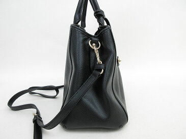 COACH(コーチ) マーゴット 2WAY ハンド ショルダー バッグ F34607 黒 ブラック レザー【ブランドバッグ】 【中古】 netshop