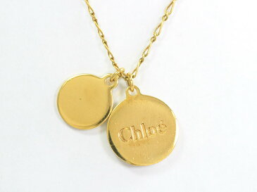 chloe(クロエ) ネックレス ロゴ ゴールド金具 【中古】 アクセサリー netshop