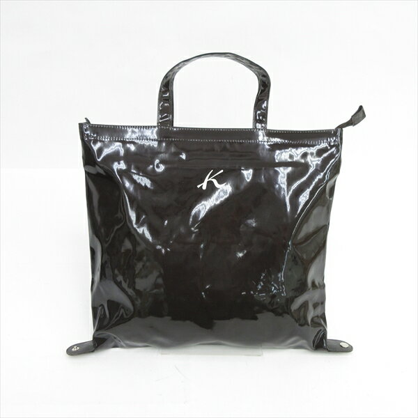 Kitamura(キタムラ ) トートバッグ/ハンドバッグ 茶 ブラウン ビニール/ 【ブランドバッグ】【中古】nb netshopのサムネイル