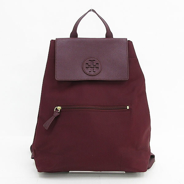 TORY BURCH(トリーバーチ) リュック バックパック ボルドー ナイロン【ブランドバッグ】 【中古】 netshop