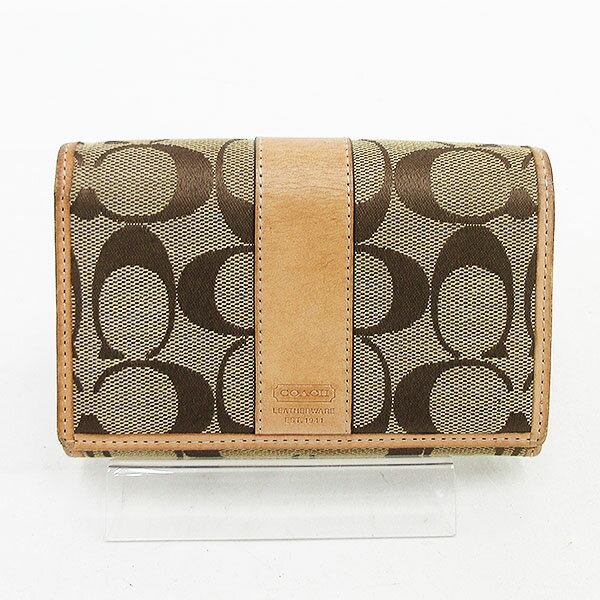 COACH(コーチ) シグネチャー 二つ折り財布 【ブランド財布】 【中古】 netshopのサムネイル
