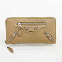 BALENCIAGA(バレンシアガ) ジャイアント ラウンドファスナー 長財布 253053 ベージュ 【ブランド財布】 【中古】 netshop
