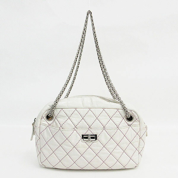 CHANEL(ͥ) 磻ɥƥå 2.55 Хå  ۥ磻 ޥȥåڥ֥ɥХå š netshop...