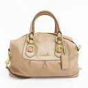 COACH(コーチ) 2WAYバッグ ハンド ショルダー F15445 ベージュ レザー【ブランドバッグ】 【中古】 netshop(4)