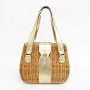 kate spade(ケイトスペード) トートバッグ かごバッグ ナチュラル×ゴールド / 【ブランドバッグ】【中古】nb netshop