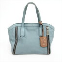 FURLA(フルラ) ハンドバッグ トート 水色系 レザー/ 【ブランドバッグ】【中古】nb netshop
