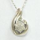 ダイヤモンド 計0.15ct ネックレス プラチナ(Pt850/Pt900) 【中古】 ジュエリー 【新品仕上げ済み】 netshop