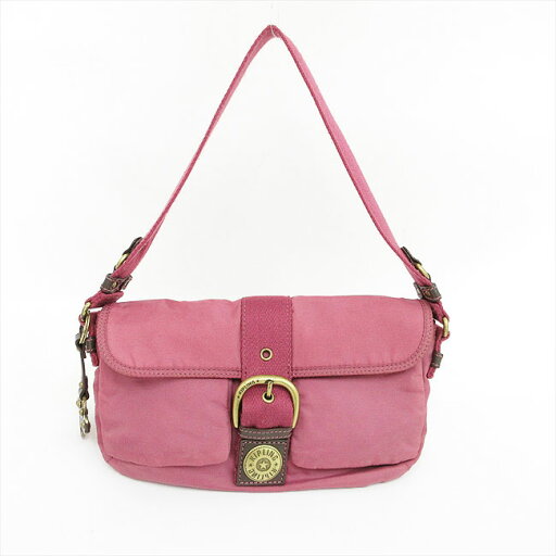 Kipling(キプリング) ワンショルダーバッグ ピンク ナイロン/ 【ブランドバッグ】【中古】nb netshop Kipling(キプリング) ワンショルダーバッグ ピンク ナイロン/ 【ブランドバッグ】【中古】nb netshop