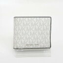 MICHAEL KORS(マイケルコース) 二つ折り財布 36U9LCRFF3B 白 ホワイト / 【ブランドバッグ】【中古】nb netshop