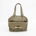 JIMMY CHOO(ジミーチュウ) トートバッグ グレージュ レザー【ブランドバッグ】 【中古】 netshop
