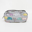 LeSportsac(レスポートサック) 象 エレファント ポーチ グレー ナイロン/ 【ブランドバッグ】【中古】nb netshop