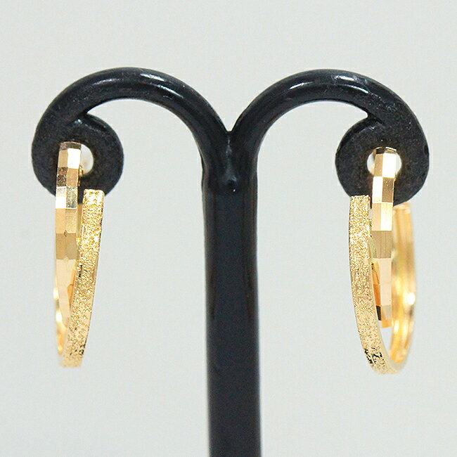 フープ ピアス 18金ピンクゴールド(K18PG) 【中古】 ジュエリー 【新品仕上げ済み】 netshop(4)