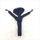 男性用羽織紐 着物 きもの 紺色 【リサイクル 着物】【中古】 all shop hd