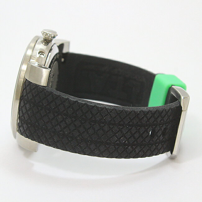 I.T.A.(アイティーエー) マエストロ ref.16.03.04 黒×緑 SS×ラバー クォーツ メンズ 【中古】 腕時計 netshop