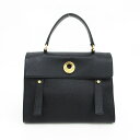 Yves Saint Laurent(イヴサンローラン) ミューズトゥ ハンドバッグ 313456 黒 ブラック レザー【ブランドバッグ】 【中古】 netshop
