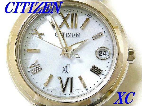 ☆新品正規品☆『CITIZEN XC』シチズン クロスシー ミニソル エコ・ドライブ電波腕時計 レデ ...