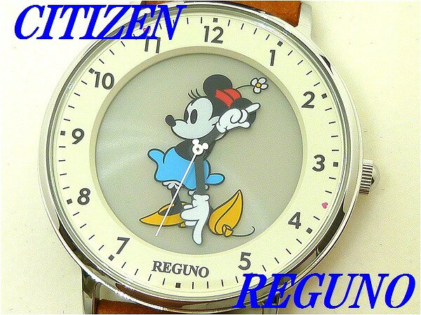 新品正規品 CITIZEN REGUNO シチズン レグノ ディズニーコレクション ミニー ソーラーテック腕時計 KP3-112-12 送料無料