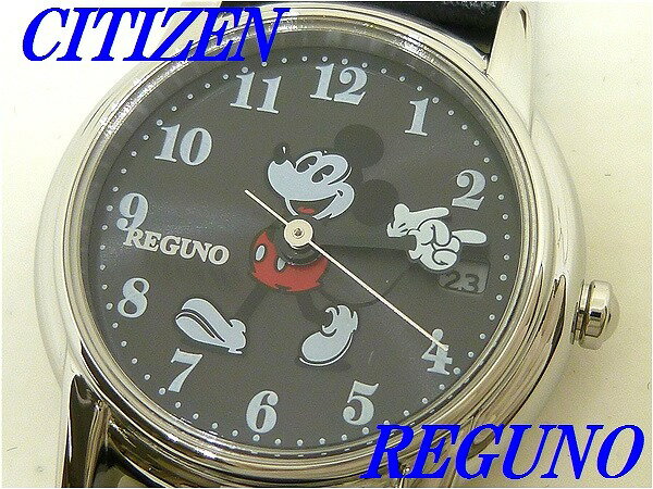 新品正規品 CITIZEN REGUNO シチズン レグノ ディズニーコレクション ミッキーマウス ソーラーテック腕時計 KP7-118-50 送料無料