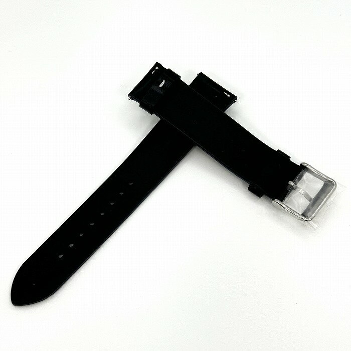 セイコー バンド 腕時計 18mm RS06S18BK 牛革ワニタケフ型押 バネ棒付き 切身厚型 新品正規品 SEIKO 黒色 送料無料