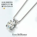 0.8ct 一粒 ネックレス レディース 大人 H＆C シン